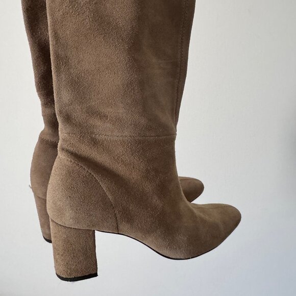 Zara suede leather knee boots, size 36 (US 6) - Picture 3 of 6